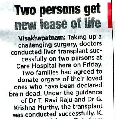 Two Persons Get New Lease On Life