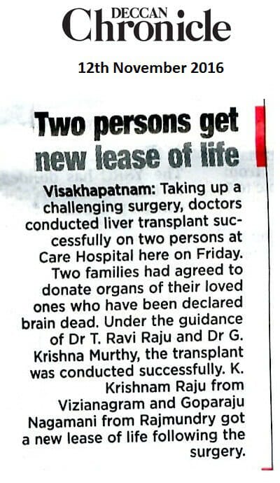 Two Persons Get New Lease On Life
