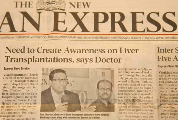 Need To Create Awareness On Liver Transplantations, Says Doctor