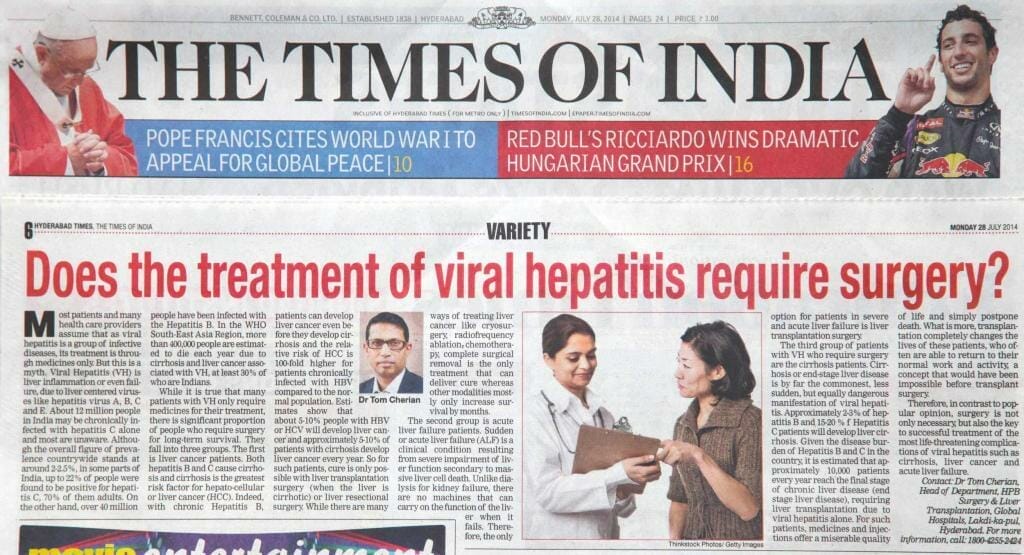 Does The Treatment Of Viral Hepatitis Require Surgery?